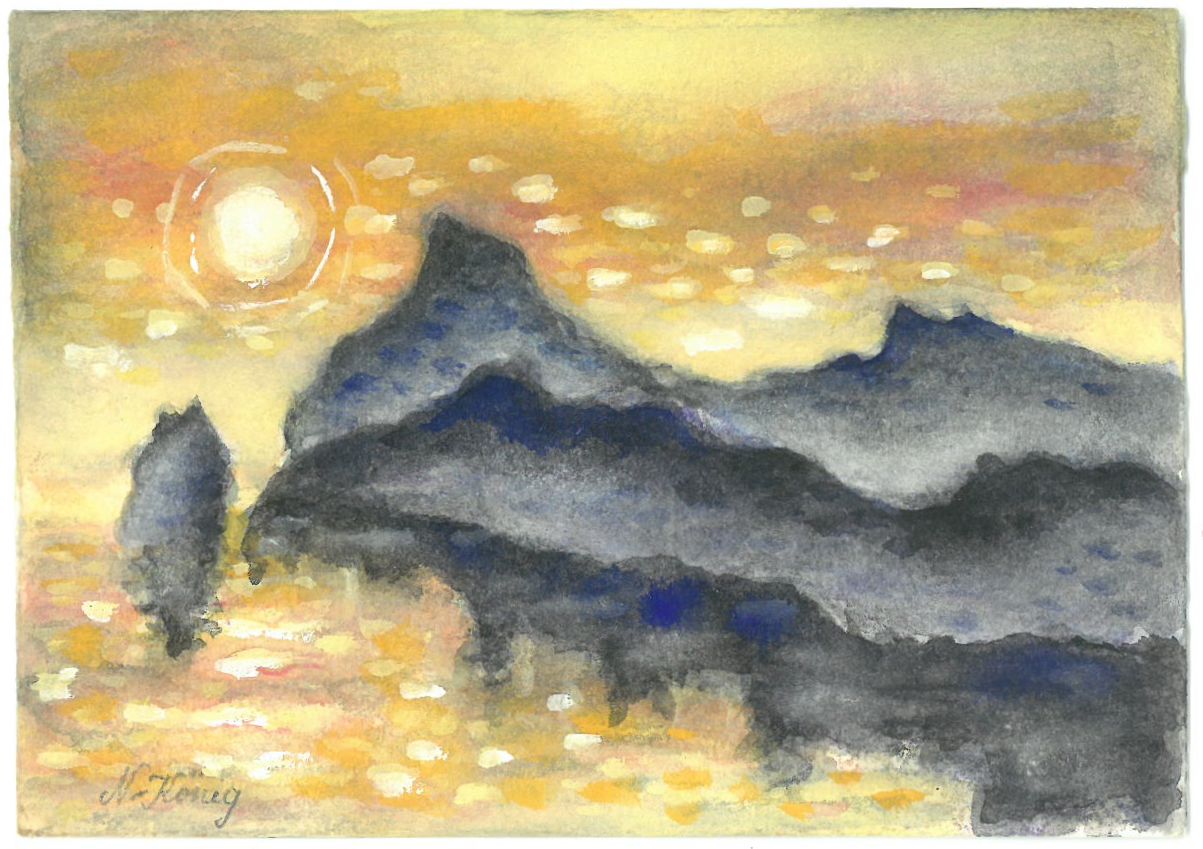 28 Kap Formentor, Mallorca (Tempera 1997)