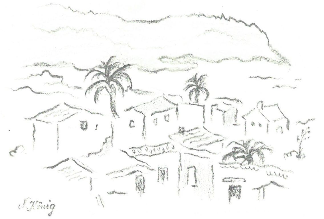 26 Llucalcari, Mallorca (Bleisiftzeichnung 1997)