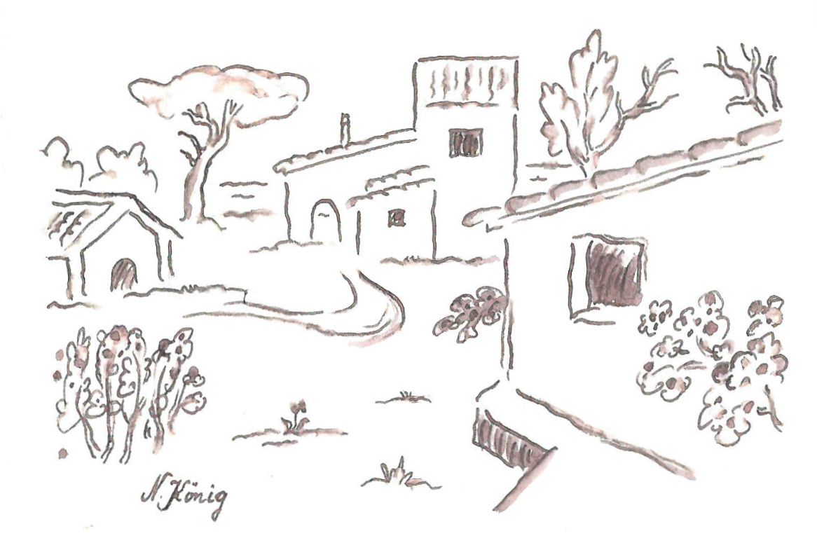 20 Las Rotas, Denia (Federzeichnung laviert 1997)