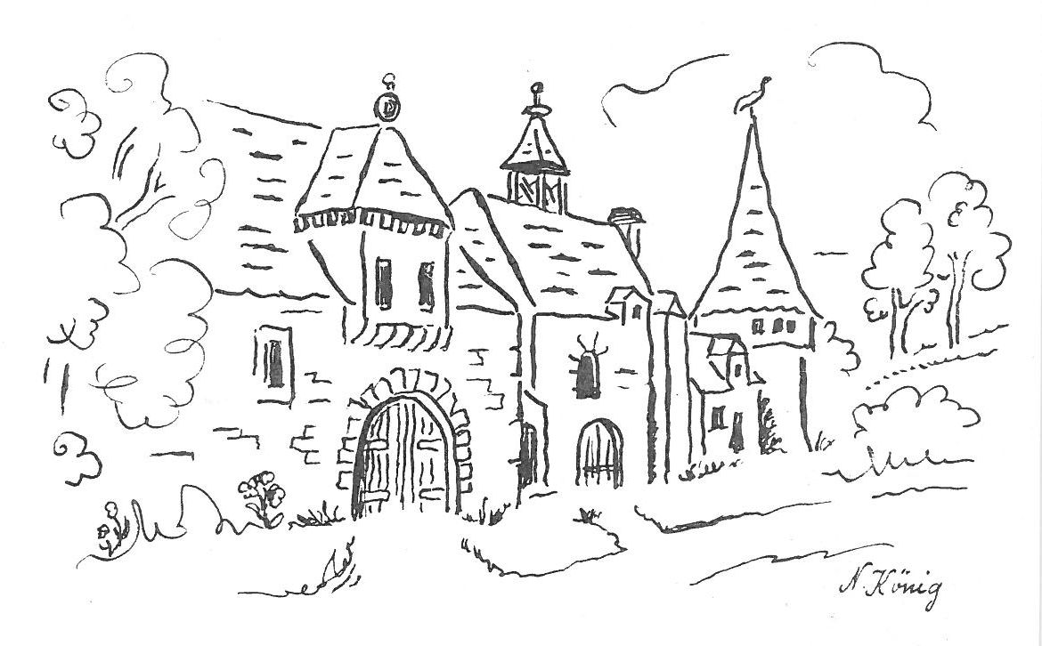 9 La Grande Filolie in St. Amand - de - Coly (Federzeichnung 1997)